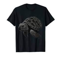 Schildkröte Geometrisch Kunst Polygon Tier T-Shirt von @n!mal