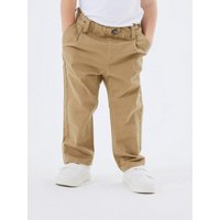 Name It Chinohose Stretch Chino Hose Gerade Twill Denim Pants 6960 in Beige von name it