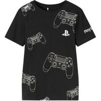 Name It Print-Shirt - Junge PLAYSTATION T-Shirt BLACK- Gr. 122-152 von name it