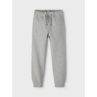 Name It Sweatpants Jogginghose mit Zier-Tunnelzug NKMLENO 5485 in Grau von name it