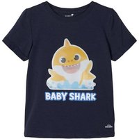 Name It T-Shirt Name It Jungen T-Shirt "Baby Shark" Print in blau (1-tlg) mit Frontprint von name it