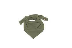 nanito Schal Halstuch Babyhalstuch Kinderschal Musselin Musselintuch Farbwahl Kinder Kinderhalstuch Junge Mädchen Spucktuch Tuch 100% Bio Baumwolle 75 x 75 cm (khaki) von nanito