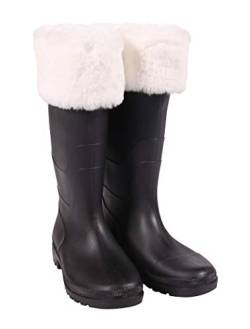 narrenkiste T2413-43 schwarz Damen Herren Weihnachtsmannstiefel Gr.43 von narrenkiste