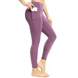 neppein Damen Leggings,Blickdicht Sportleggins Lange Sport Leggings Sporthose Yogahosen mit Taschen von neppein