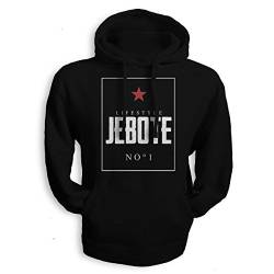 net-shirts Balkan Apparel - Jebote Lifestyle Hoodie Kapuzenpullover Jugo Boss, Größe XL, schwarz von net-shirts