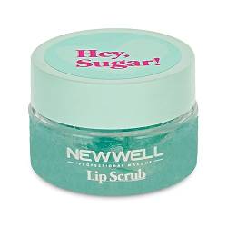 NEW WELL Lip Scrub Lippen Peeling - Intensive Feuchtigkeit, Vegan, 100% Natürlich, Tierversuchsfrei (Bubble Gum) von new well