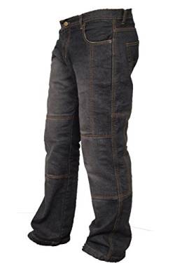 newfacelook Motorradhose Rüstungen Motorrad Hose Jeans Kommt mit Aramid verstärkt Schutzauskleidung, 32W / 30L, Blu von newfacelook