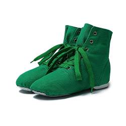 newrong Praxis Schuhe weiblich Ballett Schuhe Erwachsene Kinder weichen Boden Tanzschuhe Grün 35 von newrong