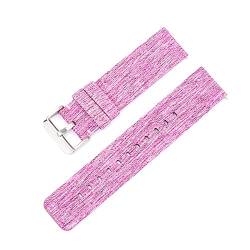 12mm 14mm 16mm 18mm 20mm 22mm Nylon Canvas Straps Armbänder Uhrenzubehör, Rosenrot, 20mm von nihngvjm