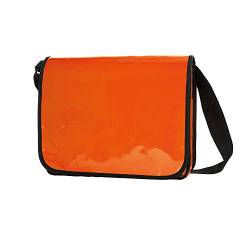 Messenger Bag aus LKW Plane Planentasche Kuriertasche mit Überwurf und optionalem Laptop Inlay Notebook Inlet in vielen Farben von notrash2003 (Orange) von noTrash2003