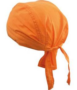 noTrash2003 Design Bandana Cap Mütze Kopftuch für Sport und Freizeit (Orange) von noTrash2003