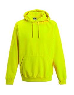 noTrash2003 NEON Sweatshirt mit Kapuze Hoodie floureszierend versch. Farben und Größen (M, Electric Yellow) von noTrash2003
