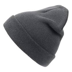 noTrash2003 Warme Doppelstrickmütze Beanie mit Umschlag Soft Acryl - Reach Zertifiziert Beanie-Hat Wintermütze Damenmütze Herrenmütze von noTrash2003