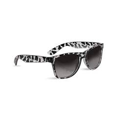 noTrash2003 moderne Sonnenbrille mit UV-400-Schutz für Damen und Herren in zwei Farben zur Auswahl, klassisches Design (Schwarz) von noTrash2003