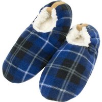 normani 1 Paar Herren-Slipper Karo Hausschuh (1 Paar) weiches Lammfellimitat von normani