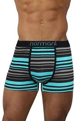 normani 4 x Herren Retroshorts mit hohem Baumwollanteil und verschiedenen Motiven Farbe Dimension Level Größe XXL von normani