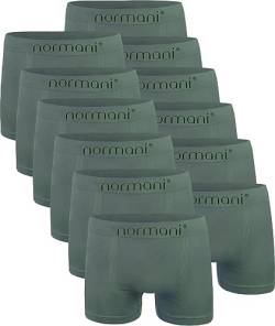 normani 6 oder 12 Mikrofaser-Unterhosen für Herren | atmungsaktive Sport-Funktions-Unterwäsche | Boxershorts | Retroshorts für Männer (Gr. S-3XL) Farbe 12 x Oliv Größe L/XL von normani