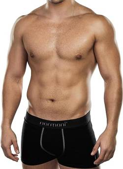 normani 6X Herren Unterhosen Boxershorts für Männer aus Baumwolle Hochwertige Unterwäsche in S - 4XL Farbe Grau Größe L von normani