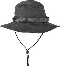 normani Australian Outdoor Hut Boonie Hat in vielen Farben und Grössen Farbe Schwarz Größe L von normani
