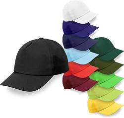 normani Baseball-Cap Baseball-Kappe mit Klettverschluss in vielen größenverstellbar (OneSize) Farbe Magenta von normani