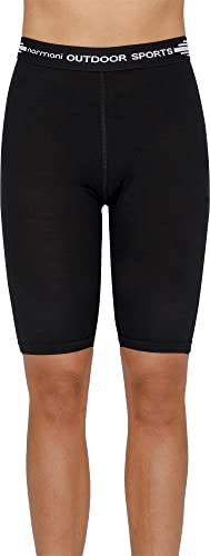 normani Damen Merino Shorts Kurze Hose Radlerhose Unterwäsche aus 100% Bio-Merinowolle Sporthose Unterziehhose - Panties aus Merinowolle - Ultraleichter Base Layer Größe XXL von normani
