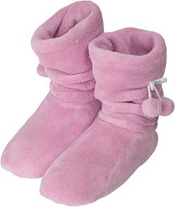 normani Damen Schaft Hausschuhe - Boots Farbe Rosa Größe 35/38 von normani