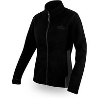 normani Fleecejacke Damen Fleecejacke Ivalo Übergangsjacke mit Stehkragen und Reißverschlusstaschen Reisejacke Winterjacke Microfleece Outdoor-Jacke ohne Kapuze von normani