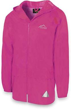 normani Leichte Windjacke/Regenjacke im Beutel, Unisex - Erwachsene Farbe Pink Größe M von normani