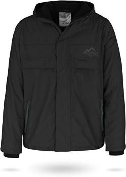 normani OUTDOOR SPORTS Winddichte Funktions-Jacke für Damen und Herren von XS-4XL Farbe Schwarz Größe L/52 von normani