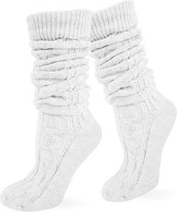 normani Original Trachtensocken Trachten Strümpfe Socken Natur Farbe Weiß lang Größe 39/42 von normani