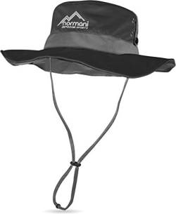 normani Outdoor Shady Sonnenhut mit UV Schutz 40 + Farbe Schwarz Größe L von normani