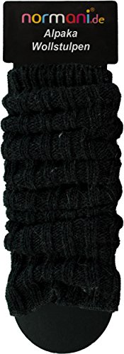 normani Strickstulpen mit weicher, warmer Alpaka-Wolle Farbe Anthrazit von normani
