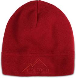 normani Trendige Winter- & Skimütze aus Mikrofleece Farbe Red von normani