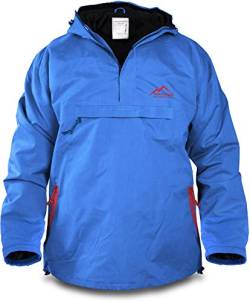 normani Winddichte Funktions-Jacke für Damen und Herren von S-4XL Farbe Blue/Red Größe S von normani
