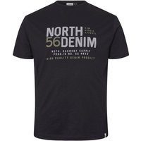 north 56 4 Rundhalsshirt Kurzarm Shirt von North 56Denim, schwarz von north 56 4