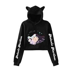 nuannuan Melanie Martinez Bunny Ears Cropped Hoodie and Velvet Warm Pullover Sweatshirt Boy/Girl Street Sports Suit Unisex Harajuku Casual Wear XXS-XXL von nuannuan