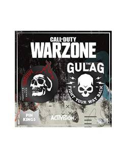 Call of Duty Pin Kings Offizielle Warzone Gulag Satz von Zwei sammelbaren Emaille-Anstecknadeln auf Einer Trägerkarte - Offizielle Ware von numskull