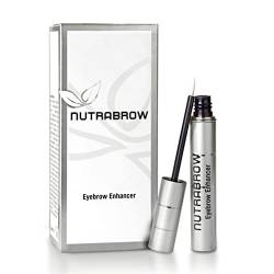 Nutracosmetic NutraBrow Eyebrow Enhancer – Augenbrauenserum I Dichte Augenbrauen in 8-12 Wochen I Eyebrow Serum I Augenbrauen-Serum Wachstum I Serum für Augenbrauenwachstum I Made in Germany I 5ml von nutraCOSMETIC