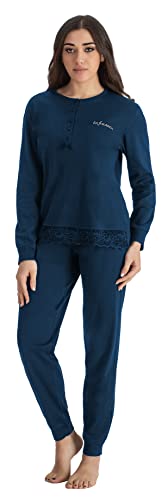 De Fonseca Women's Warm Winter Pyjamas 100% Baumwolle Verstärkte Nähte 2023 (L, Modell 5) von o-day