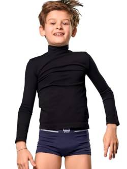 Liabel 2er Set Rollkragenpullover aus warmer Baumwolle Mädchen / Jungen weich Strickpullover mit hohem Kragen für Kinder, 3-10 Jahre, praktisch und stilvoll, Modell 1, 10-11 Jahre von o-day