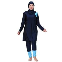 obaSeteck Muslimische Badebekleidung in Übergröße für Damen Burkini Islamischer Badeanzug(7XL, Z4) von obaSeteck