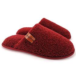 ofoot Womens Warm Fuzzy House Tofflor Inomhus sovrumsskor med Memory Foam innersula Halkfri gummisulor von ofoot