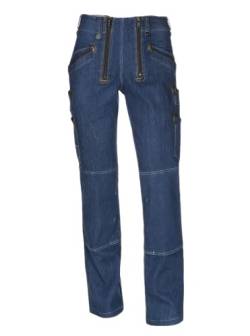 orgnatur - "Mario - Zunfthose Bio-Jeans Stretch ohne Schlag, Indigo blau - Bio Baumwolle - Größe 102 von orgnatur