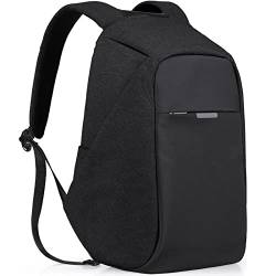 oscaurt Anti-Diebstahl-Reiserucksack, Business-Laptop-Buch, Schultasche mit USB-Ladeanschluss für Studenten, Studenten, Schwarz, 17.3 inch von oscaurt