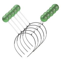 osiuujkw Alien Stirnband, breite Anwendung, leicht und tragbar, für Partys, angenehm zu tragen, Kunststoff Marsantennen Stirnband, Grün von osiuujkw