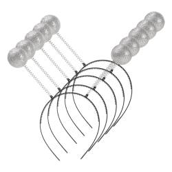 osiuujkw Alien Stirnband, breite Anwendung, leicht und tragbar, für Partys, angenehm zu tragen, Kunststoff Marsantennen Stirnband, Silber von osiuujkw