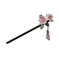 osiuujkw Retro Hair Sticks Chinese Style Hairpin Cherry Flower Imitation Pearl Crystal Quaste Handmade Chopsticks Headwear Bridal, Geben Sie 7 EIN von osiuujkw