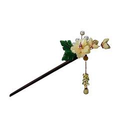 osiuujkw Retro Hair Sticks Chinese Style Hairpin Cherry Flower Imitation Pearl Crystal Quaste Handmade Chopsticks Headwear Bridal, Geben Sie 8 ein von osiuujkw