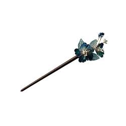 osiuujkw Retro Hair Sticks Chinese Style Hairpin Cherry Flower Imitation Pearl Crystal Quaste Handmade Chopsticks Headwear Bridal, Typ 3 von osiuujkw