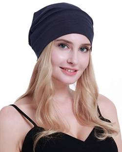 osvyo Baumwolle Chemo Hüte Soft Caps Krebs Kopfbedeckungen für Frauen Haarausfall versiegelt Verpackung KÖNIGLICH BLAU von osvyo